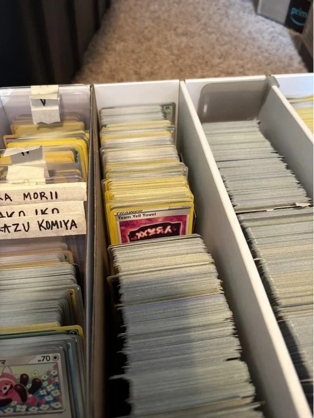 Pokemon 100 trainers & item card lot mixed languages